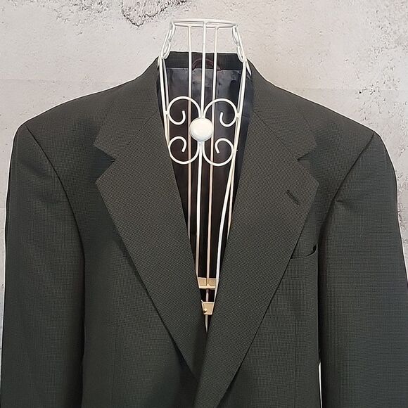 Dawson & Robers for Nordstrom single breasted blazer - grey Men's Size 44XL - Picture 2 of 12